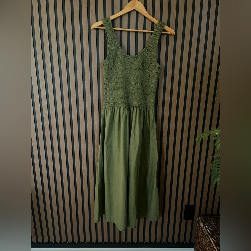 Sincerely Jules olive green maxi sleeveless dress